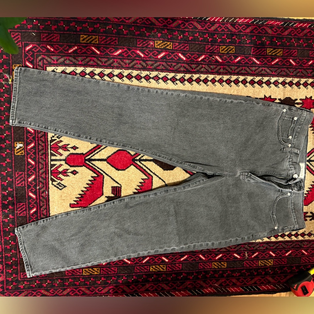 Madewell Perfect Vintage Jean in grey/black denim